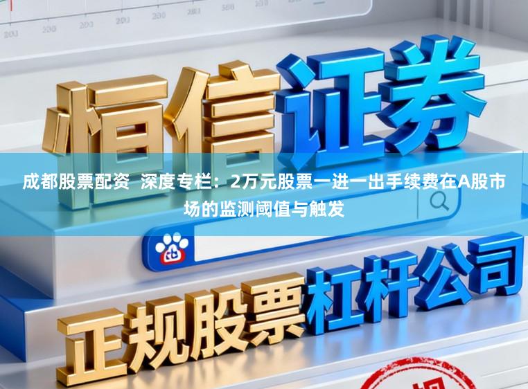 成都股票配资  深度专栏：2万元股票一进一出手续费在A股市场的监测阈值与触发