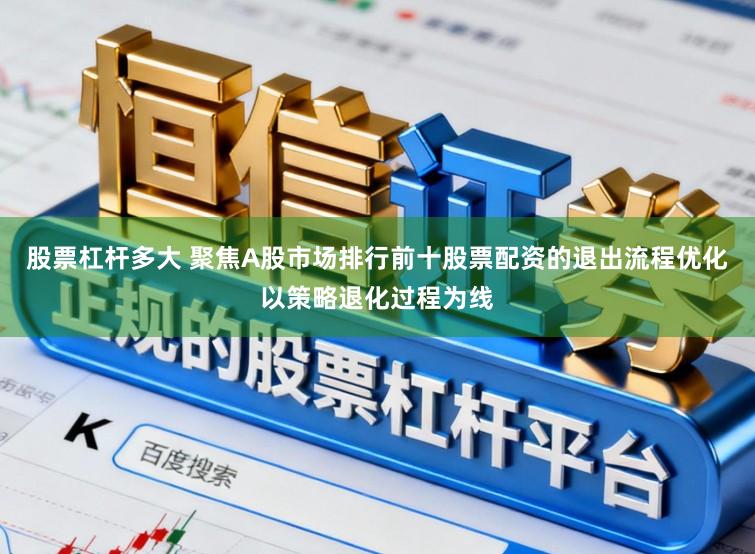 股票杠杆多大 聚焦A股市场排行前十股票配资的退出流程优化以策略退化过程为线