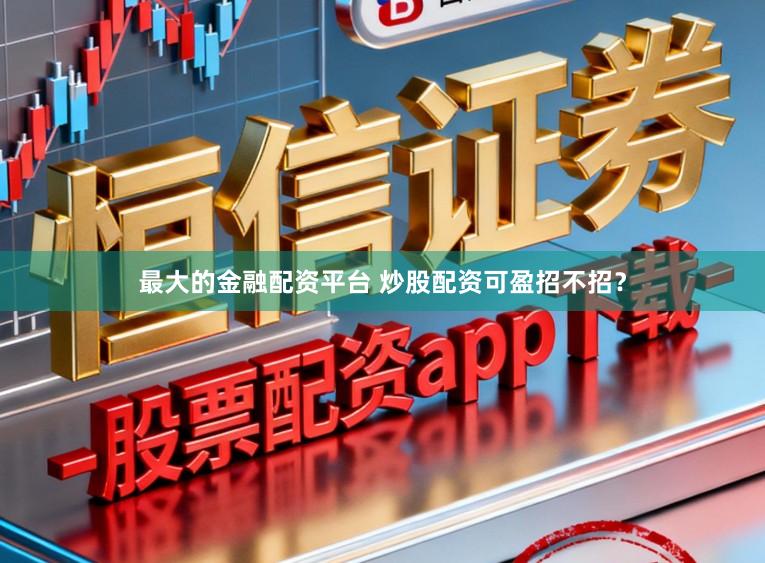 最大的金融配资平台 炒股配资可盈招不招？
