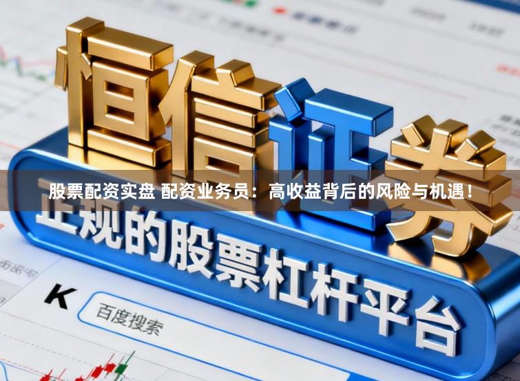 股票配资实盘 配资业务员：高收益背后的风险与机遇！