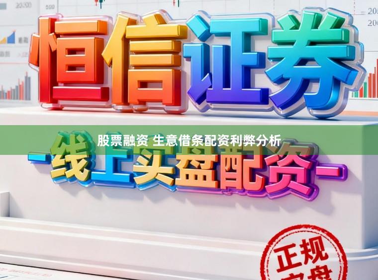 股票融资 生意借条配资利弊分析